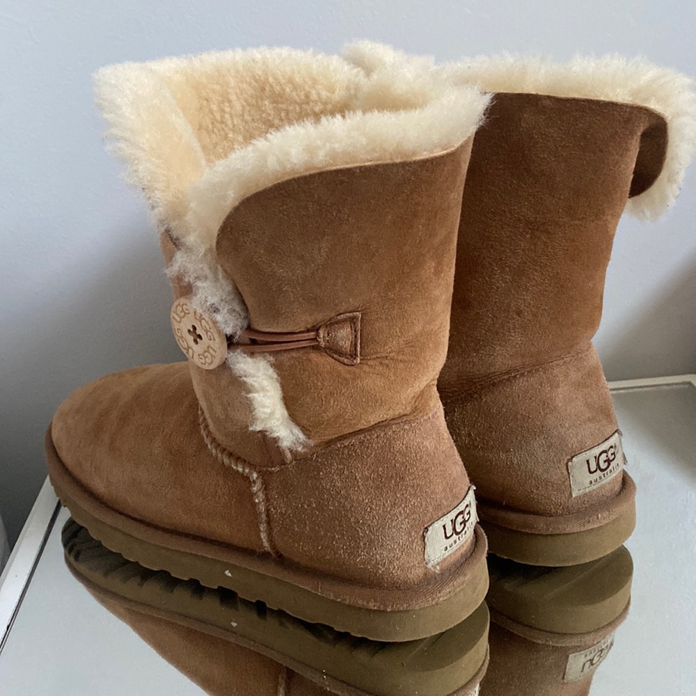 Ugg Women's Beige Bailey Button Boots - image 1